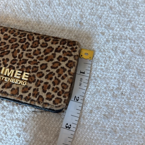 Aimee Kestenberg Calf Hair Cheetah Print Card Holder - Picture 7 of 7